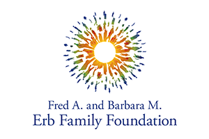 Fred A. and Barbara M. Erb Family Foundation logo.